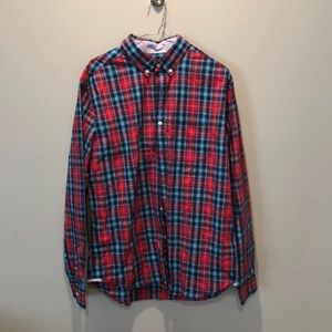 Casual button-up. Large, 1 thread loose on pocket